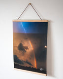 Summer Storm | Day 30 | Tas Oak Hanging Frame |  Size: 16" x 20"